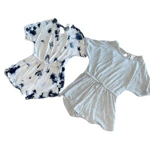 Nordstrom kids girls 7/8 romper bundle